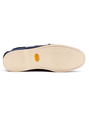 Blue suede driver loafers BERWICK 1707 | 5604BLU
